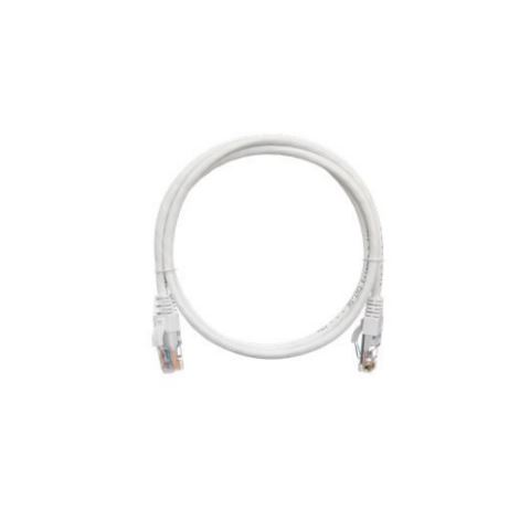 Nikomax patch kábel UTP, CAT6, PVC, 1m, fehér (NMC-PC4UE55B-010-WT)