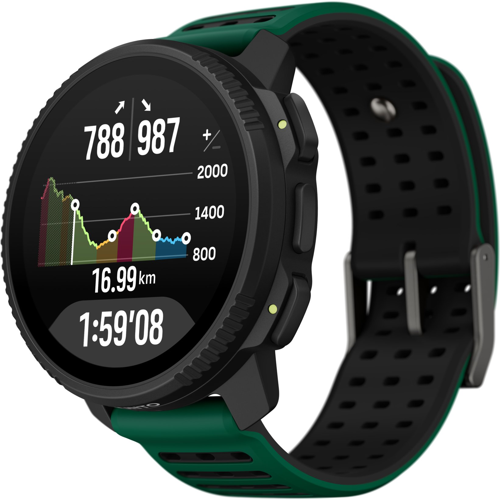 Suunto Vertical 2 Pine Green Okosóra Sportcélokra Zafírüveggel (SS051207000)