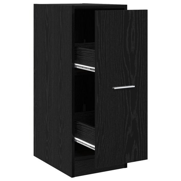 vidaXL Szafka apteczna Czarny dąb Materiał drewnopochodny 30 x 41 x 77 cm