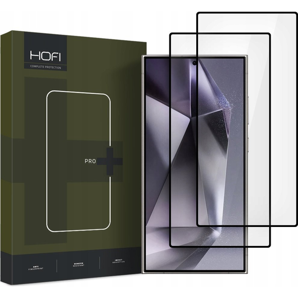 SZKŁO HARTOWANE HOFI GLASS PRO+ 2-PACK GALAXY S25 ULTRA BLACK