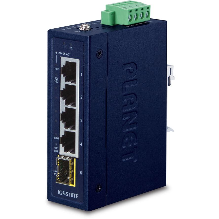 Planet IGS-510TF Ipari Gigabit Switch (IGS-510TF)