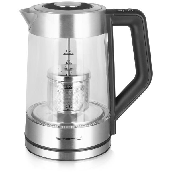 Emerio WK-122730 Vízforraló és Teafőző 1.7L 2200W Üveg