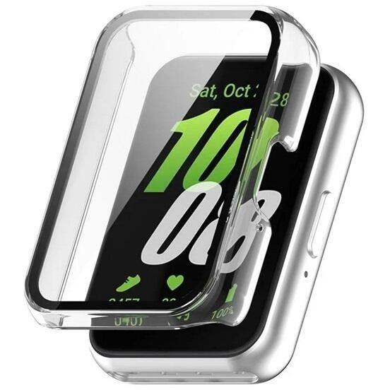 Samsung Galaxy Fit3 SM-R390, Plastový ochranný rám, s ochranným sklom na