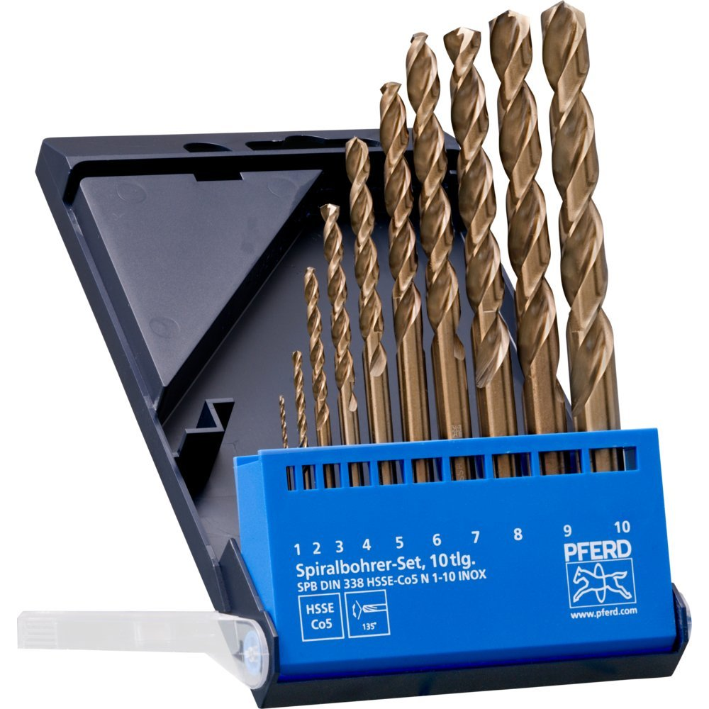 PFERD TOOLS 25298002 Fém spirálfúró készlet 10 részes 1 készlet ( )