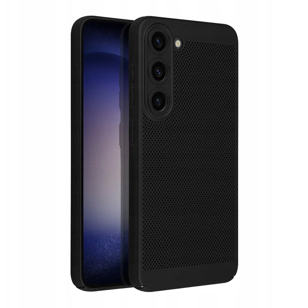 ZONE Breezy légáteresztő hátlaptok Samsung Galaxy S25 Edge fekete (TS13089)