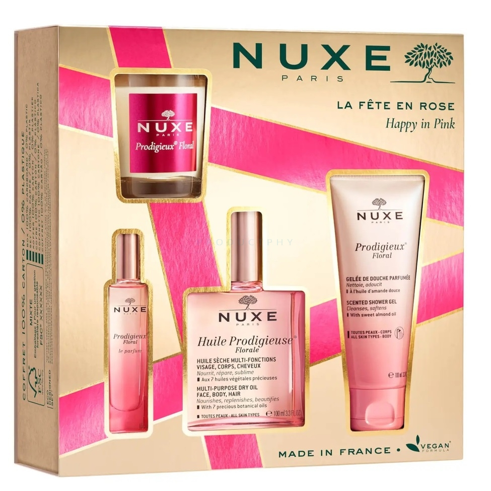 NUXE Happy In Pink Dry Oil Huile Prodigieuse Florale testápoló olaj 100 ml (3264680037887)