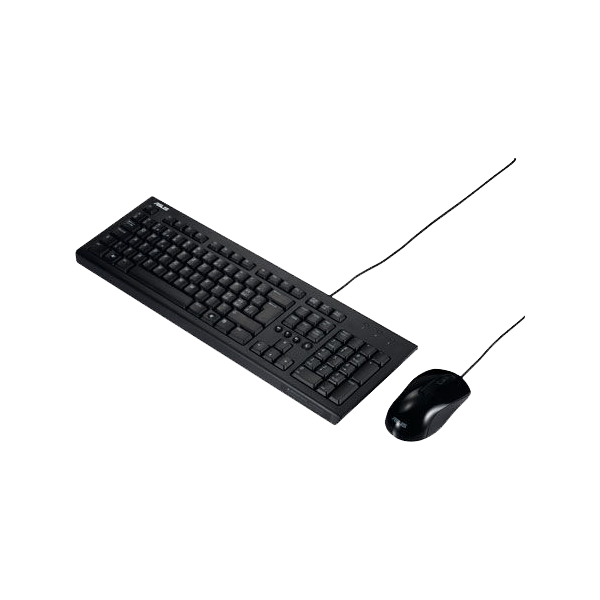 Set Mouse + Tastatura, Asus, Negru