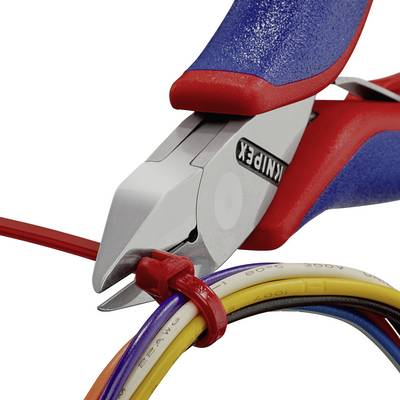 Elektronikai oldalcsípőfogó, lágy/közepes huzal max.: O 1,3/0,8 mm, Knipex 77 42 115 (77 42 115)