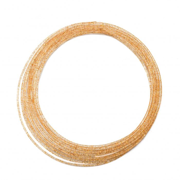 3D Simo PLA filament 1,75mm, 5m csillámos aranyszínű (DFI2321)