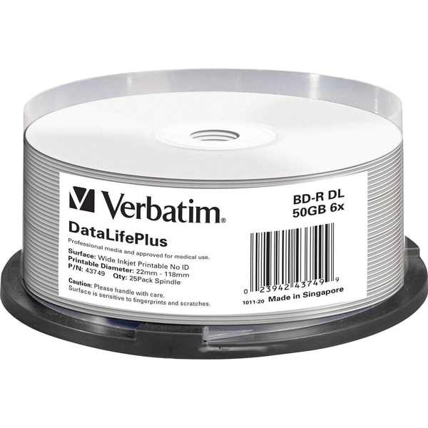 Verbatim DataLifePlus BD-R 50 GB 25 stuk(s)