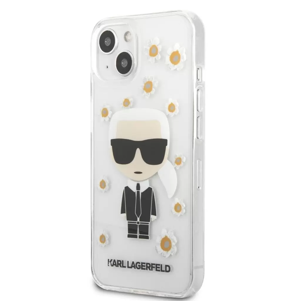Karl Lagerfeld tok átlátszó KLHCP13SHFLT Apple iPhone 13 Mini készülékhez