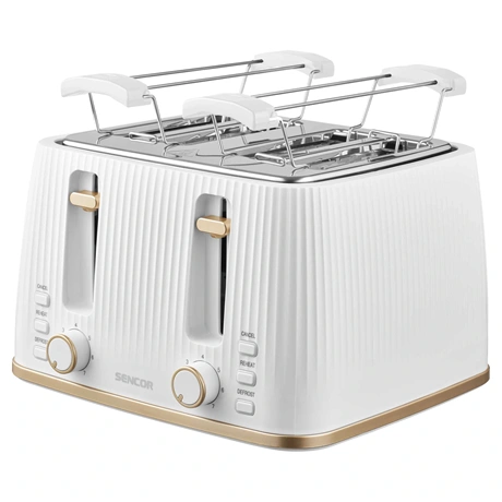 SENCOR STS 7540WH Kenyérpirító 4 szeletes 1860W Fehér (STS 7540WH)