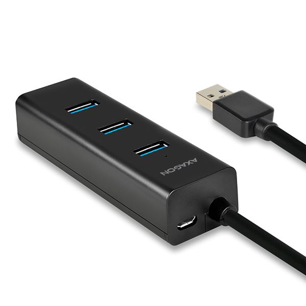 AXAGON HUE-S2BL USB3.0 gyorstöltő funkcióval (HUE-S2BL)