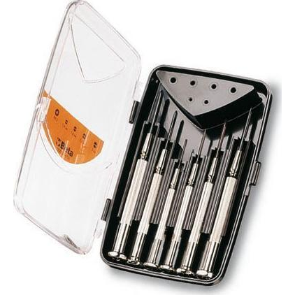 Beta Tools KPL.WKRĘTAKÓW PRECYZYJNYCH PŁASKICH 6SZT 1229LP/A6 BETA UTENSILI S.P.A.