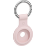 AlzaGuard Silicone Airtag Keychain, rózsaszín