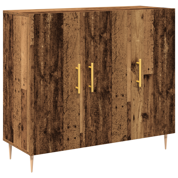 Sideboard din lemn vechi, 90x34x80 cm, din lemn masiv recuperat