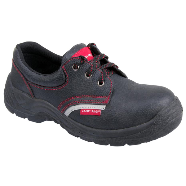 Lahti Pro Fekete Bőr Cipő, S1 Src, 47 