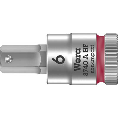 Wera 8740 A 05003337001 Belső hatlap Dugókulcs bit betét 6 mm 1/4 (6,3 mm)