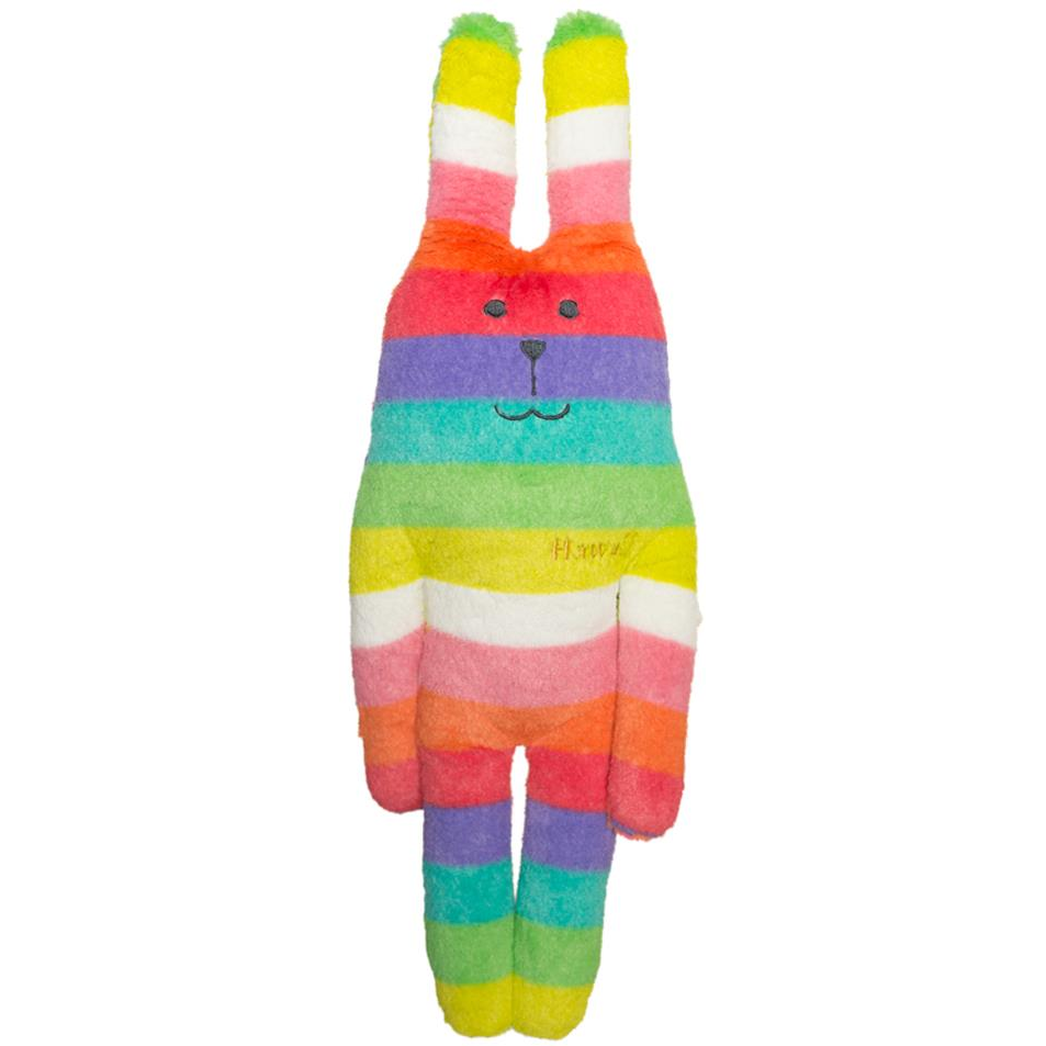 SCANquilt FRIEND CRAFTHOLIC Rab plüss - S, színes csíkos (29910)