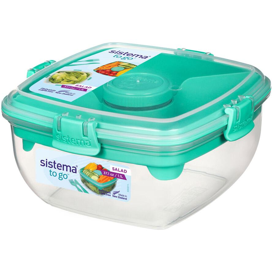 Sistema 21356 TO GO Műanyag ételtároló 1,1L - Menta (21356)