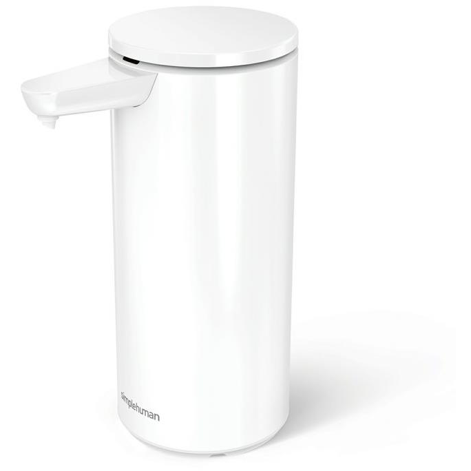 Simplehuman érintésmentes szappanadagoló újratölthető 414 ml, fehér acél (ST1075)