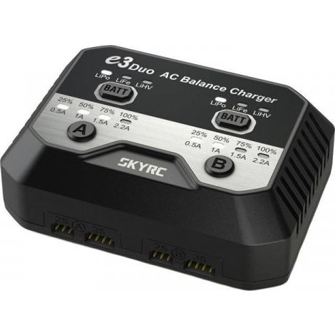 SkyRC e3 Duo töltő 2x20W (89172)