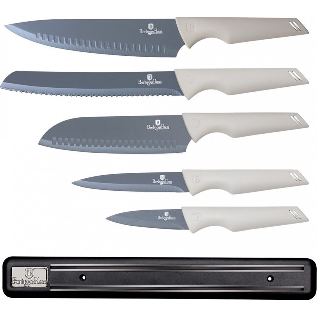 BerlingerHaus BH/2839 Aspen Collection Késkészlet - Rozsdamentes Acél, Matt Szürke (BH-2839)