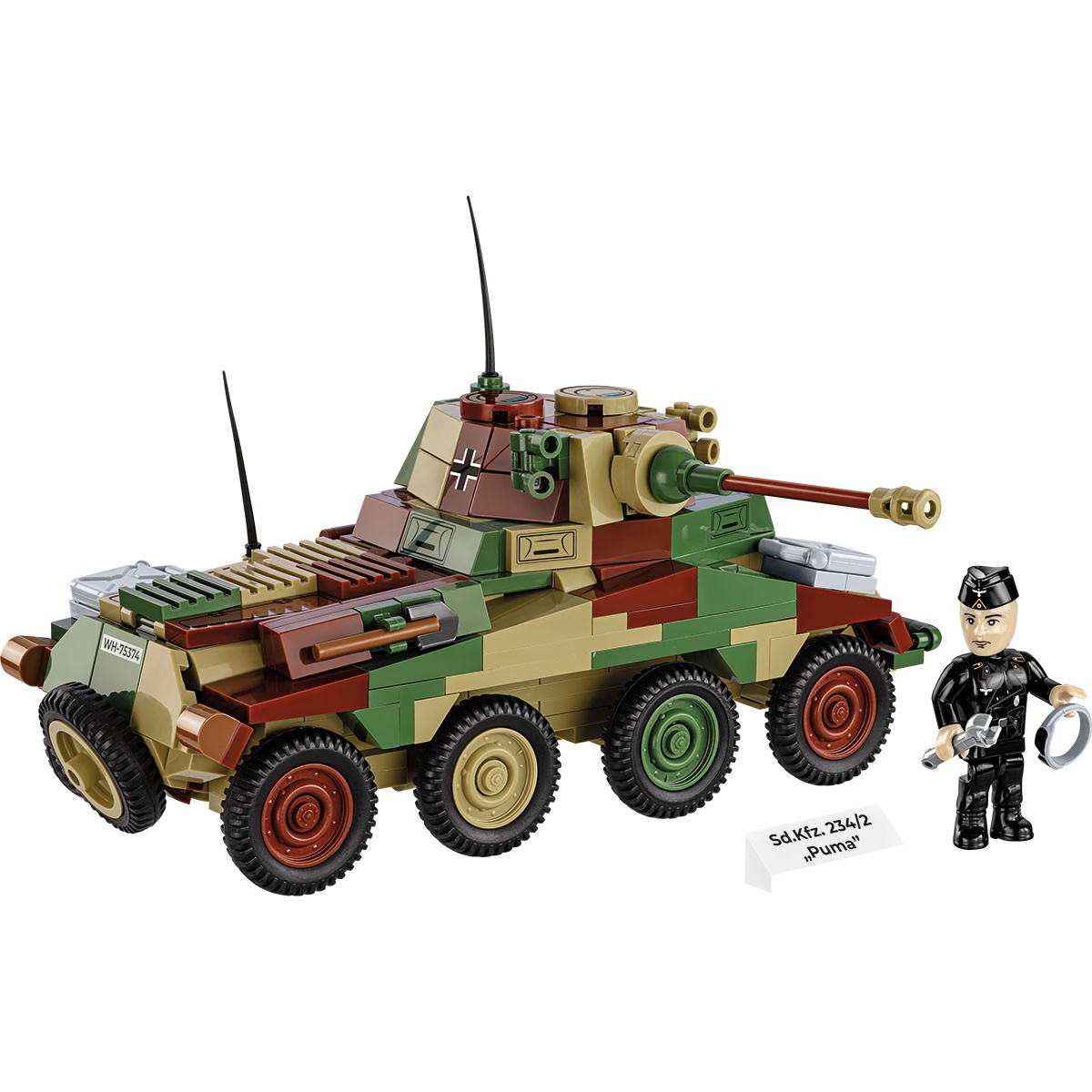 Cobi Sd.Kfz. 234/2 Puma tank 470 darabos építő készlet (2287)