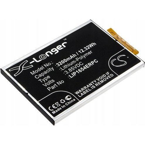 Cameron Sino Li-Polymer akku (3.85V/3200mAh, Sony 1309-2682 kompatibilis) FEKETE Sony Xperia L3 (I4312) / Xperia L2 (H4311) (CS-ERL200SL)