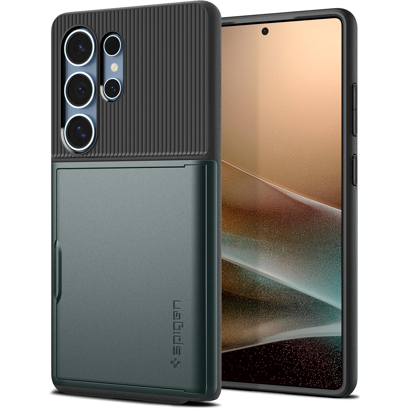 Spigen Slim Armor CS Abyss Green Samsung Galaxy S 2025 Ultra tok (ACS08968)