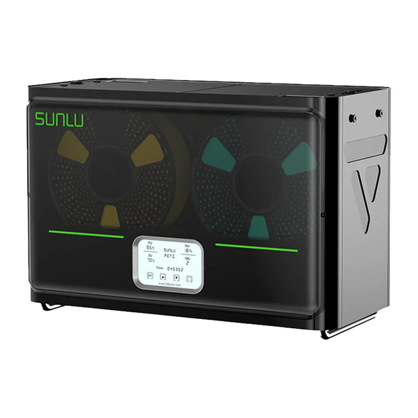 SUNLU S4 filamentszárító 4 tekercses 70°C PTC LCD érintőképernyős Fila Dryer S4