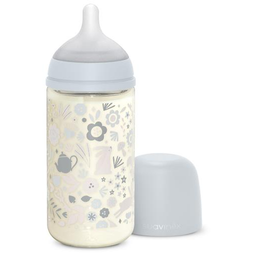 Suavinex Wonderland fiziológiai, SX PRO +3 MF 240 ml Liberty, kék (8426420901130)