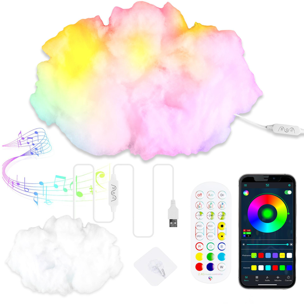 Aga Viharos felhő RGB LED világítással