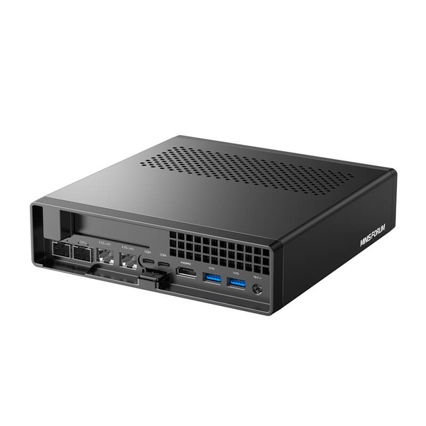 Minisforum MS-01-S1390 Mini PC (Intel Core i9-13900H / No RAM / No SSD / No OS) - Fekete
