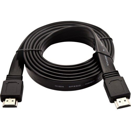 V7 lapos HDMI kábel 2m fekete (V7HDMI4FL-02M-BK-1E)