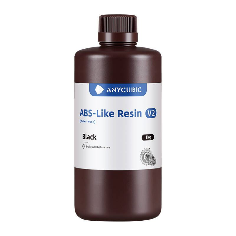 AnyCubic ABS-Like Resin V2 fekete 1kg (SAB2BK-101D) (SAB2BK-101D)