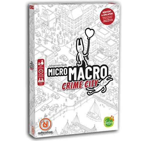 Asmodee MicroMacro Crime City társasjáték 1-4 játékos