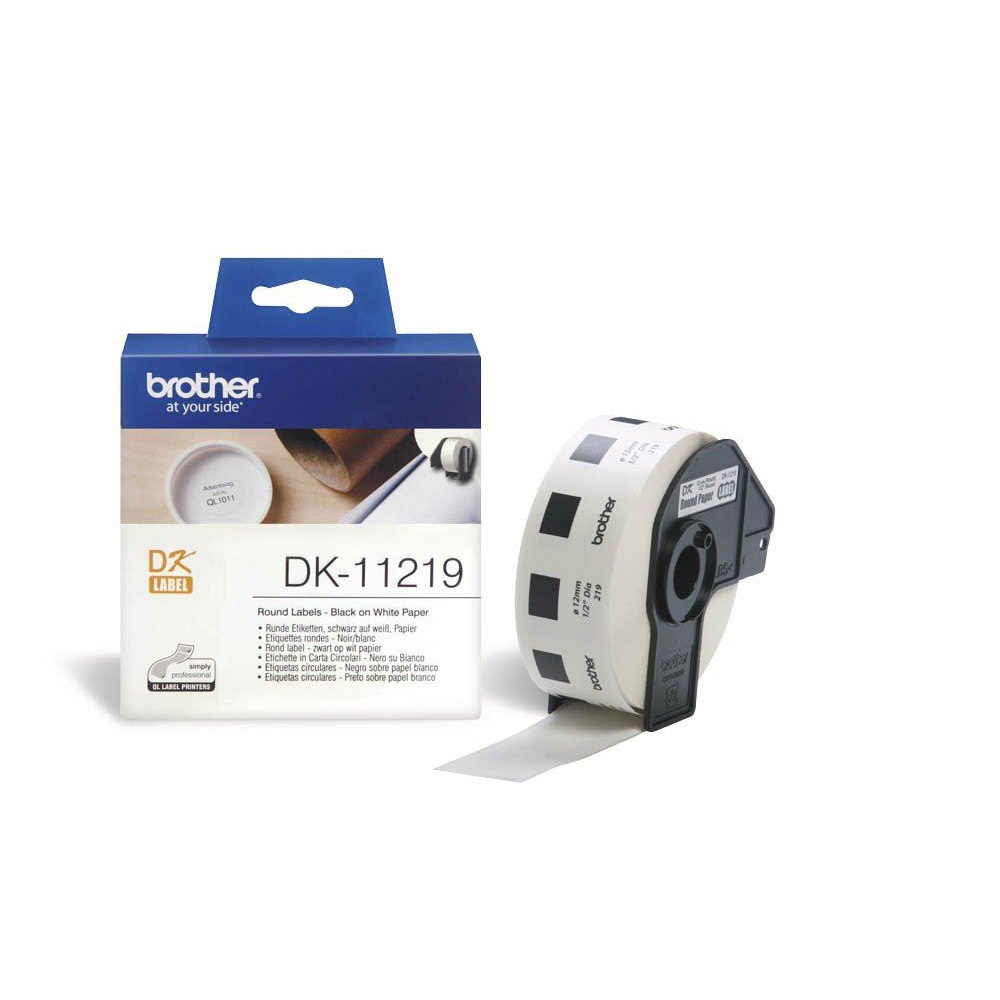 Brother DK-11219 szalag tekercsben – fehér alapon fekete, 29mm x 90mm (DK-11219)