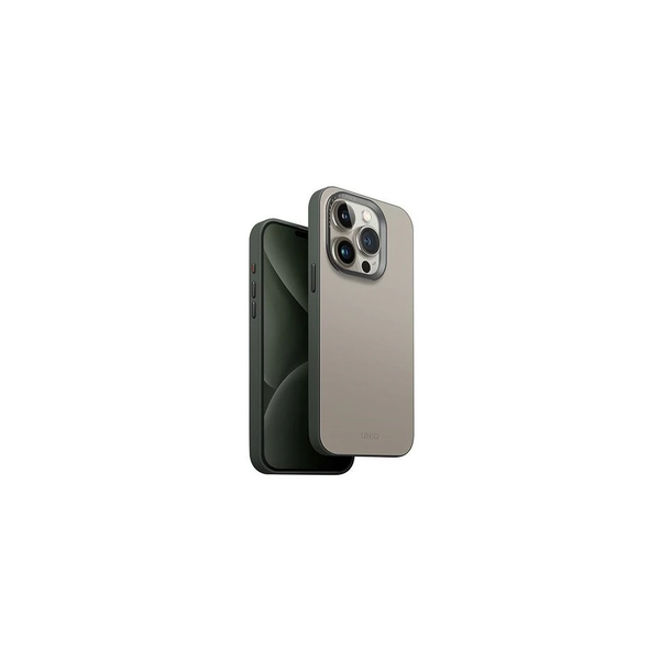 UNIQ Lyden DS iPhone 15 Pro Max 6.7" készülékhez Magclick töltőtok bézs-zöld / elefántcsont-likénzöld