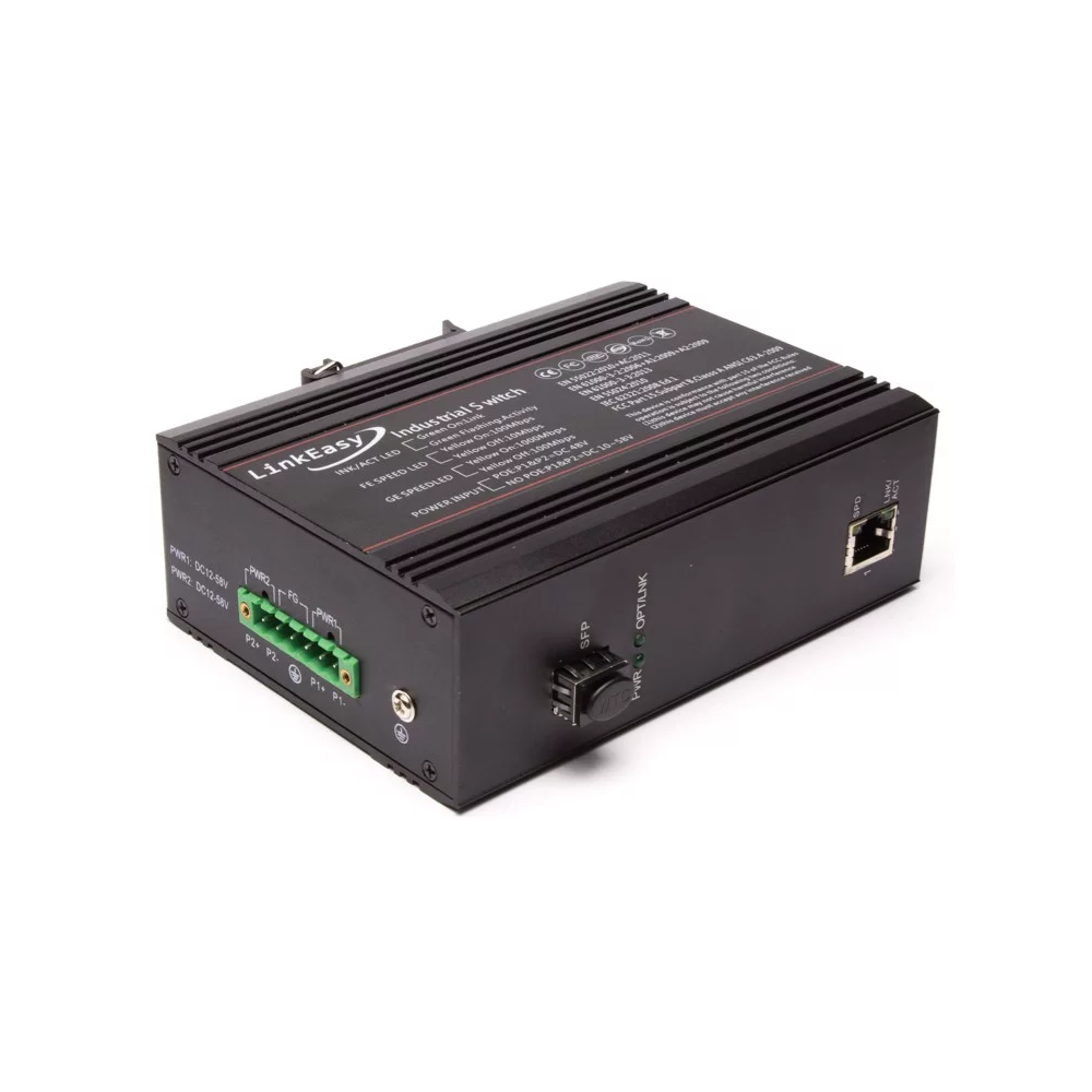 LinkEasy IMC-GE-SFP-PWR Ipari Média Konverter