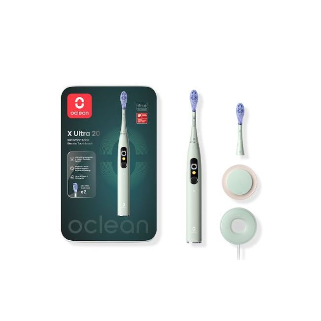 Oclean X Ultra 20 WiFi Smart Elektromos Fogkefe Zöld (557114)