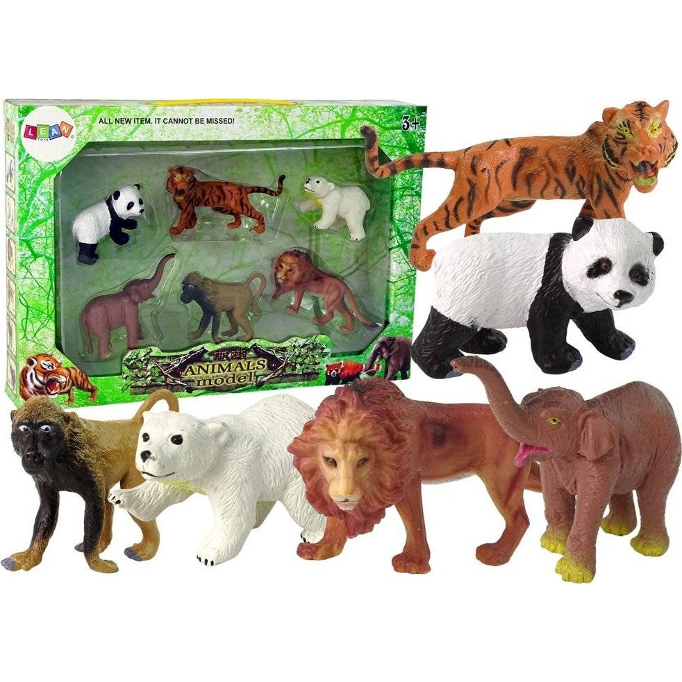 Vadon Élő Állat Figurakészlet - A Világ Állatai Készlet, 6 db (12275)