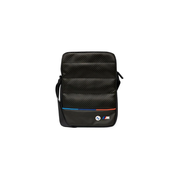 BMW BMTB10PUCARTCBK 10 hüvelykes tablet táska Carbon&Nylon Tricolor fekete