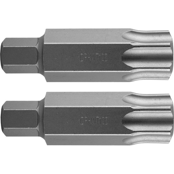 NEO 10-960 Torx Bit, 3/8", T100X75mm, CRV, 2db