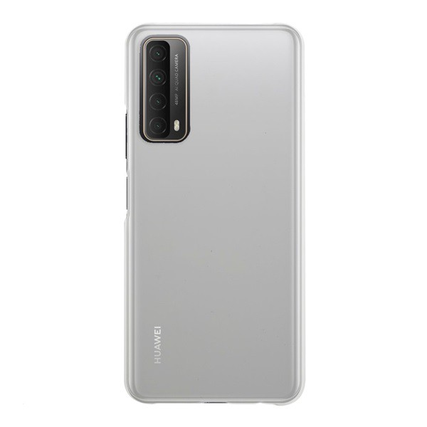 Műanyag telefonvédő (gumírozott) ÁTLÁTSZÓ [Huawei P Smart (2021)] (5996591023465)