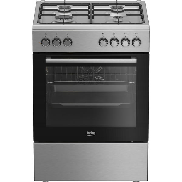 Beko FBE62130GXDN štednjak Samostojeći štednjak Električno Plin Crno