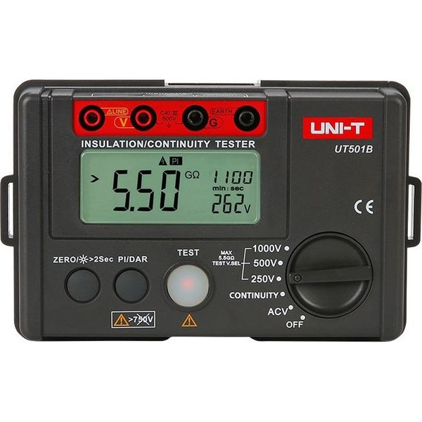 Medidor Resistencia Aislamiento 1000v Ac 600v Uni-t Ut501b Ut501b