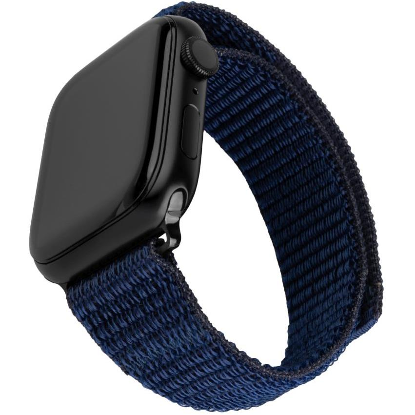 FIXED Nylon Sporty Strap Apple Watch 42/44/45mm - sötétkék (FIXNST2-434-DBL)