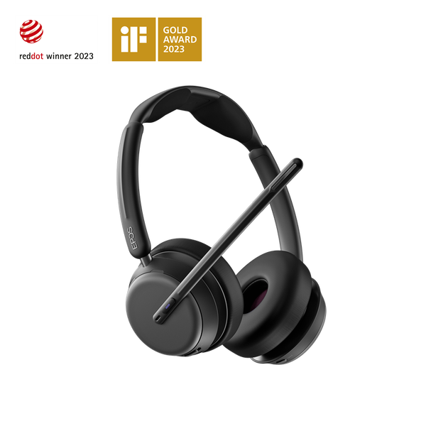 EPOS IMPACT 1060T Слушалки Безжичен Лента за глава Офис/Център за обаждания Bluetooth Черен