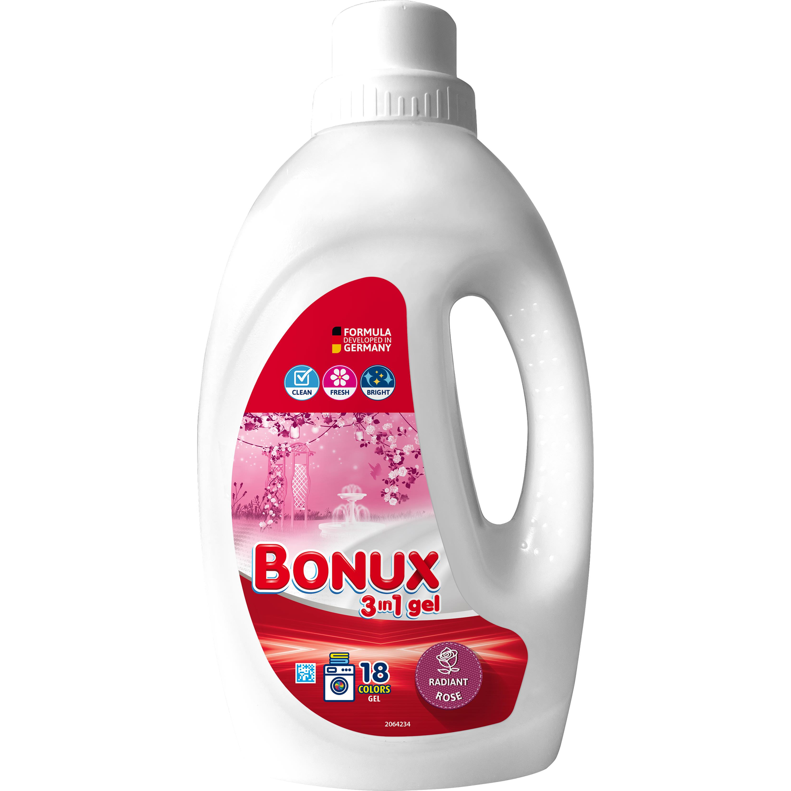 BONUX Radiant Rose 0,9 l (18 mosás) (4061746507556)
